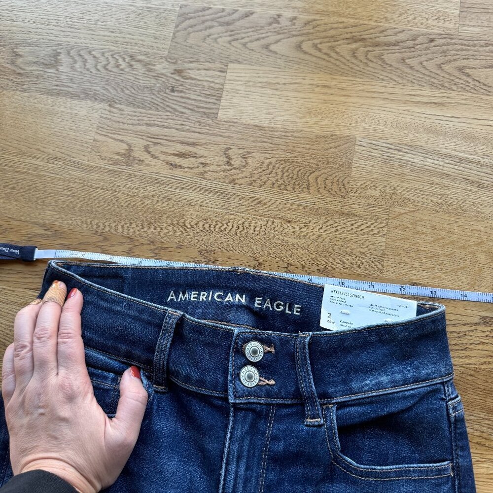 American Eagle Artist Crop Jeans Size 2 Regular NWT - Picture 6 of 8